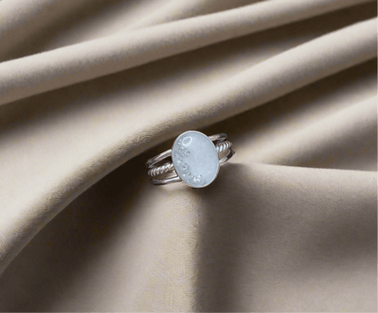 Trio Oval Ring - Loved Beyond Measure Keepsakes